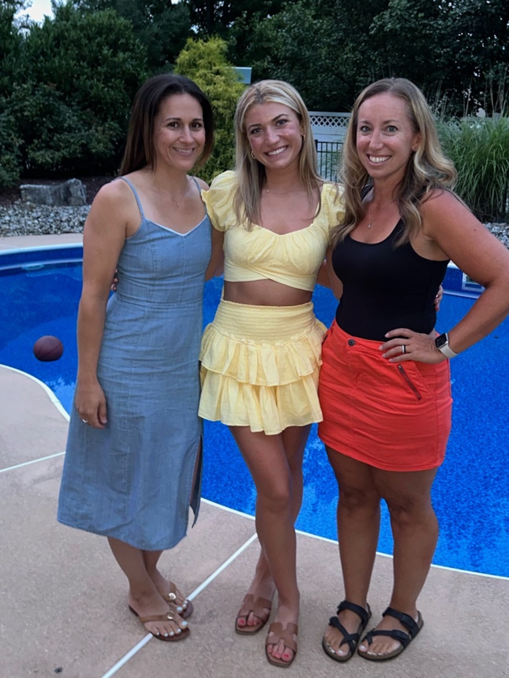 Beginning Boutique Yellow Ruffled Two-Piece Skirt Set - Picture 2 of 3